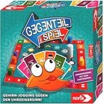Noris Gegenteil Spiel - verrücktes Konzentrationsspiel für Kinder und Erwachsene, kombinierbar mit Kartenspiel, ab 10 Jahre
