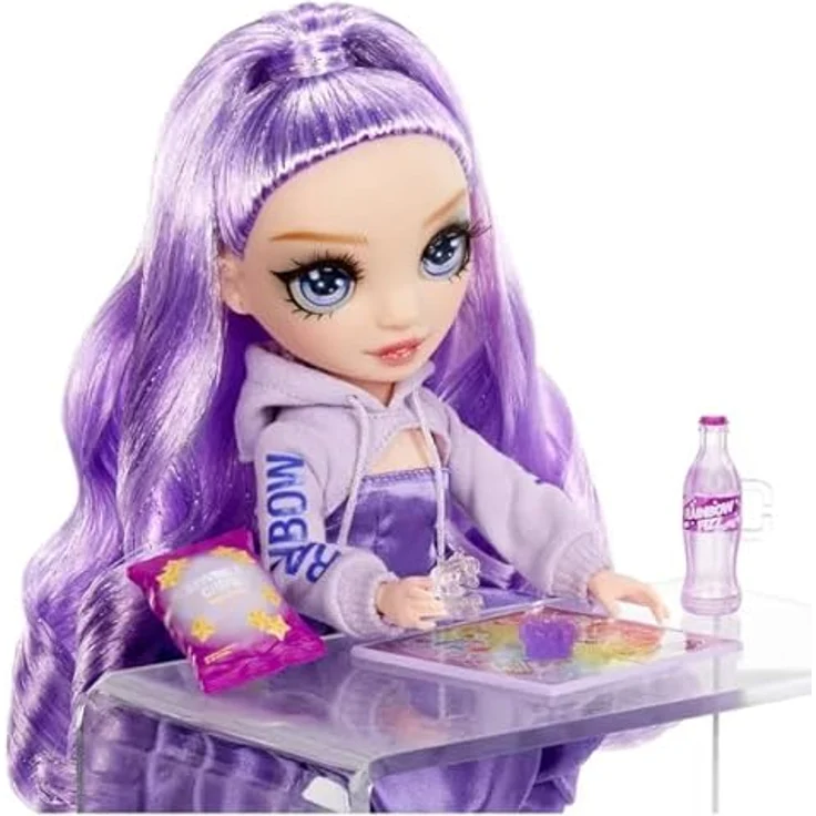 Rainbow High Anziehpuppe Rainbow High Sparkle & Shine Fashion Dolls - VIOLA (Purple) – Bild 4
