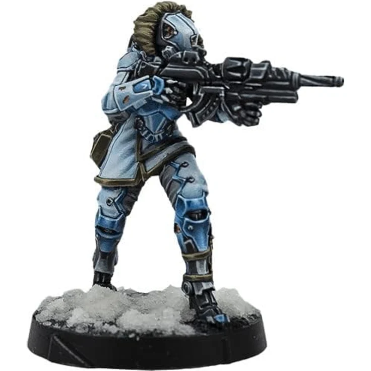 Infinity Karhu Special Team Box, Sammelfigur Arctic Assault Lead - PanOceanian Offensives, Infinity – Bild 5