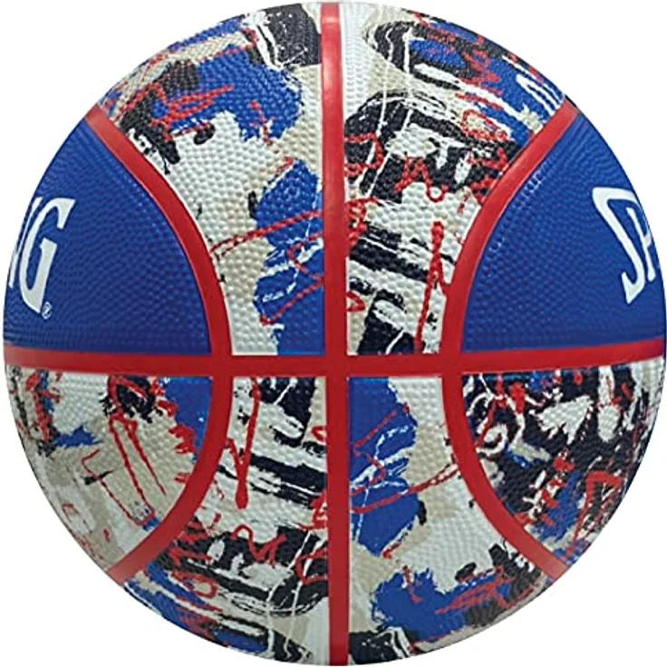 Spalding Basketball Graffiti Ball, hochwertiger Basketball mit innovativer Technologie für optimale Handhabung – Bild 2