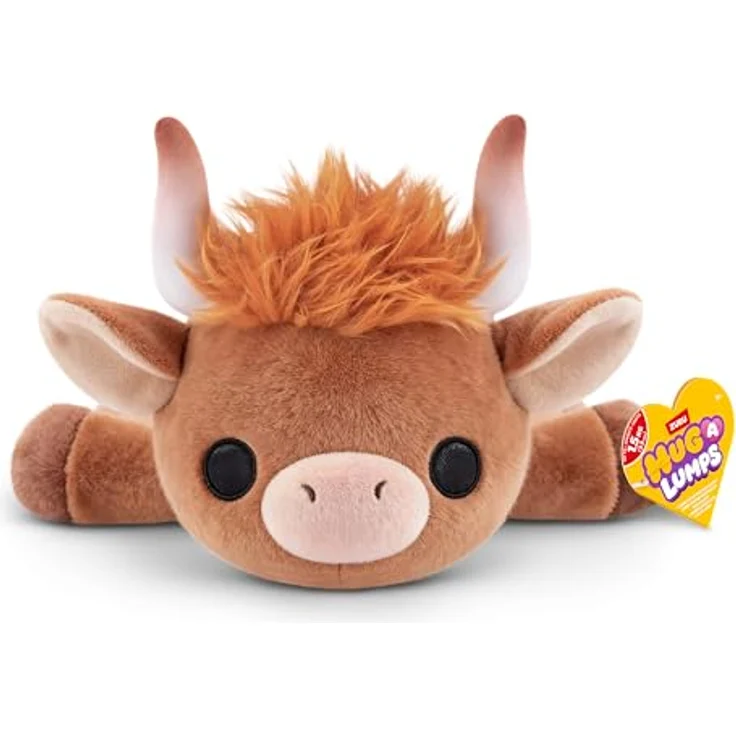 Hug-A-Lumps MEDIUM Highland Cow (Holly) - Stoffpuppe aus der Series 2 mit weichem Plüsch – Bild 1