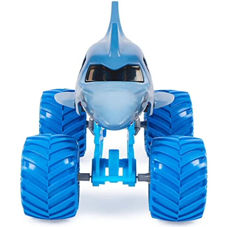 Monster Jam, offizieller Megalodon Monster Truck, Druckguss-Fahrzeug zum Sammeln im Maßstab 1:24, Spielzeug für Kinder ab 3 Jahren – Bild 3
