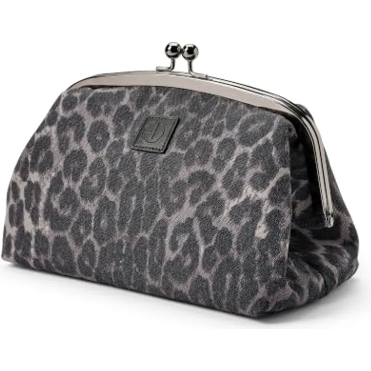 Elodie Details Zip&Go Wickeltasche Le Leopard, Baumwolle mit breiter Öffnung und Organizer-Funktion