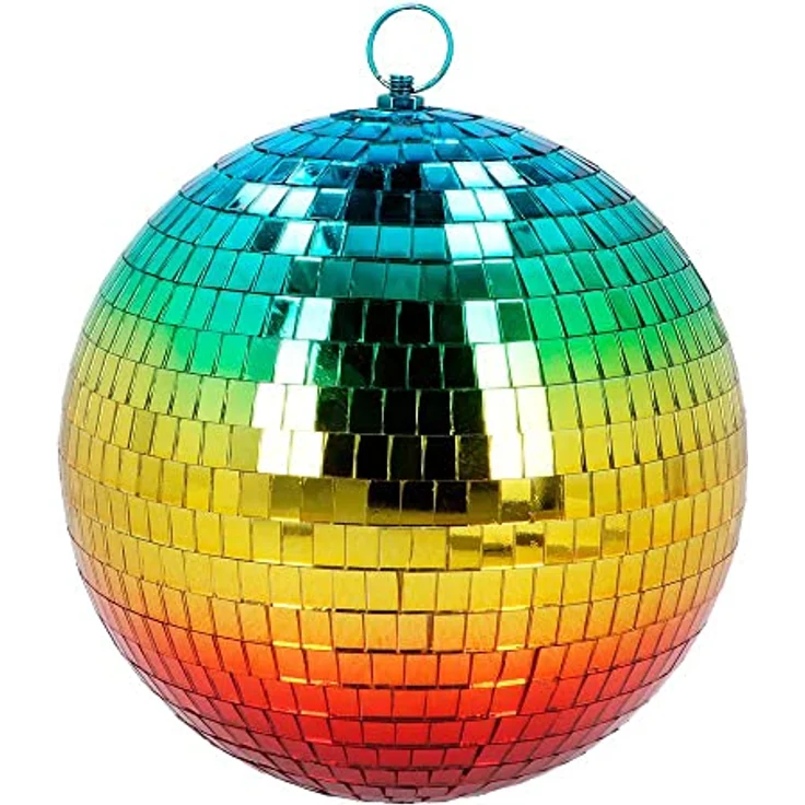 Boland - Discokugel, glänzend, Durchmesser ca. 20 cm, Disco Fever, Partydekoration, Hängedeko, Dekoration für Party oder Silvester – Bild 1