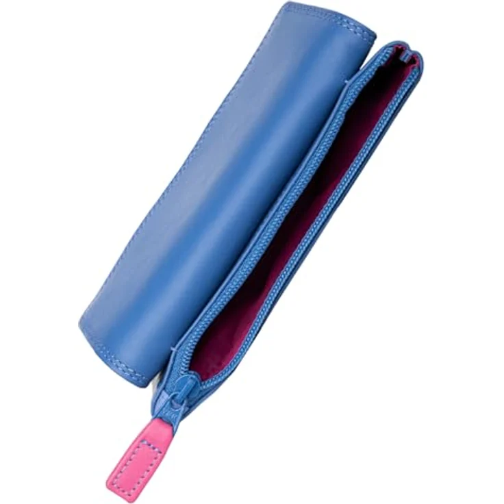 Mywalit Kinderportemonnaie Leder, RFID Schutz, 14 cm, blau – Bild 4