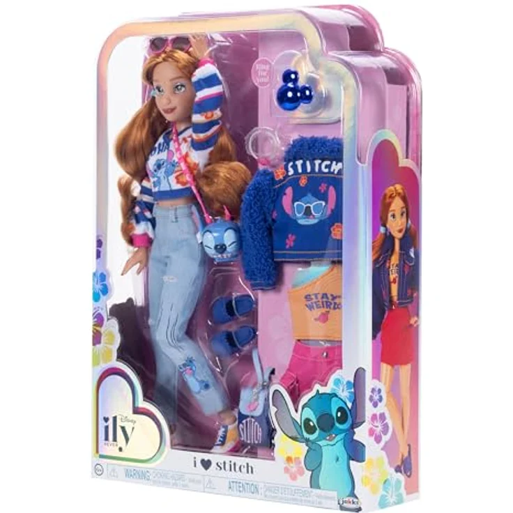 Jakks Pacific ily 4EVER Babypuppe Disney Stitch, ca. 29 cm, für Kinder ab 3 Jahren – Bild 9