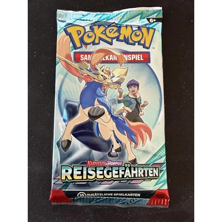 Nintendo Pokémon Karmesin & Purpur Reisegefährten 1 x Booster (deutsch) - 10 Karten inkl. holografischer Karte – Bild 3