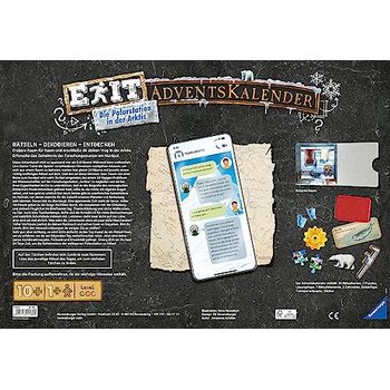 Ravensburger 25530 - Calendario Dell'Avvento Mystery - Il Palazzo Indiano - 24 Enigmi Per Appassionati Di Escape Room Dai 10 Anni