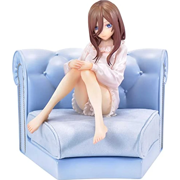 Prime 1 Studio Quintessential Quintuplets Miku Nakano Prisma Wings Statue 16 cm, PVC/ABS, originales Sofa, detailgetreue Bildhauerkunst – Bild 1