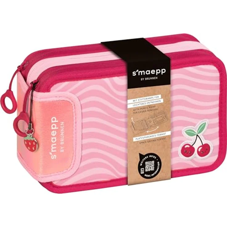 Baier & Schneider Etui, Federmäppchen 3 RV Fruity Love, bunt – Bild 3