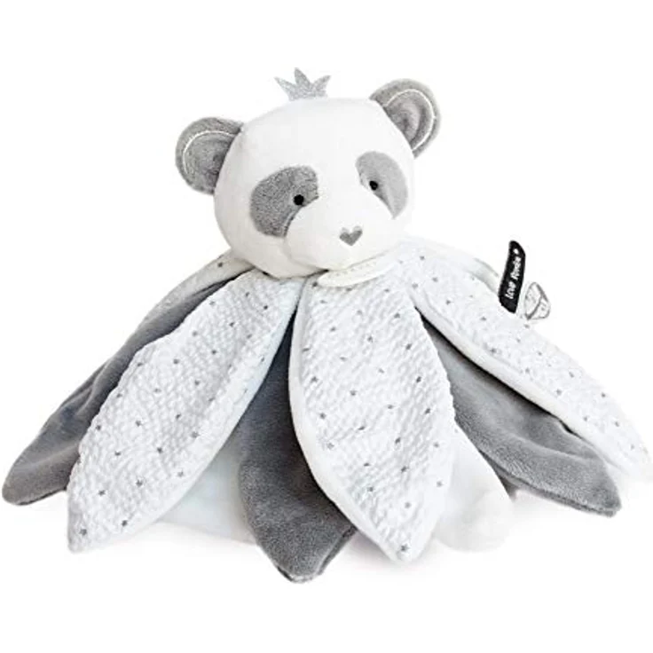 Doudou et Compagnie DC3548 ATTRAPE-REVE - PANDA-Babyblumenblätter, grau – Bild 2
