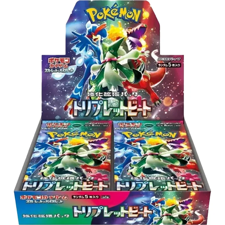 Pokemon Japan Scarlet & Violet Triplet Beat Booster Display SV1A, 30 Booster Packs, japanische Sprache, für Sammler und Spieler ab 7 Jahren