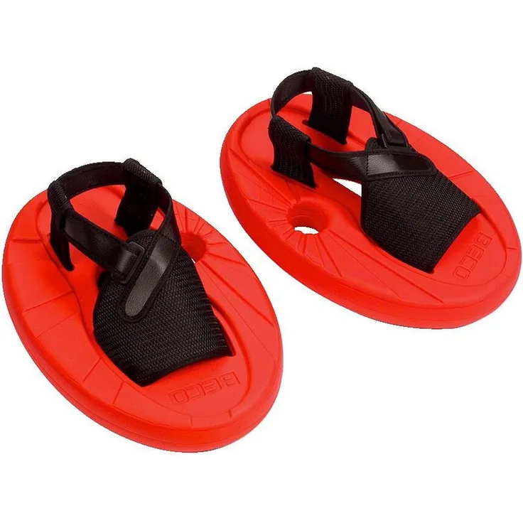 Beco Beermann Schwimmhilfe Unterwasserschuhe Aqua Twin II, Robuste Schwimmhilfen für effektives Training, Rot - Preisvergleich