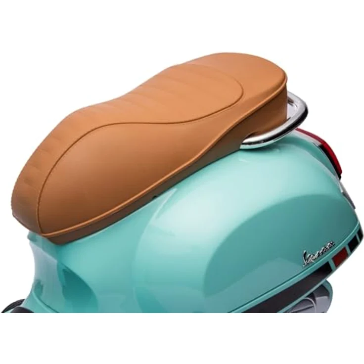 Sun Baby Vespa Maxi, Elektrischer Kinderroller mit 12V Akku, Licht, Sound und stabiler Konstruktion, türkis – Bild 3