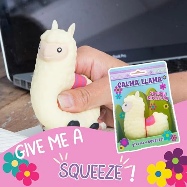 Boxer Gifts Calma Llama Anti-Stressball, ideales Stressabbau-Spielzeug für Lama-Liebhaber, Kinder & Erwachsene – Bild 2