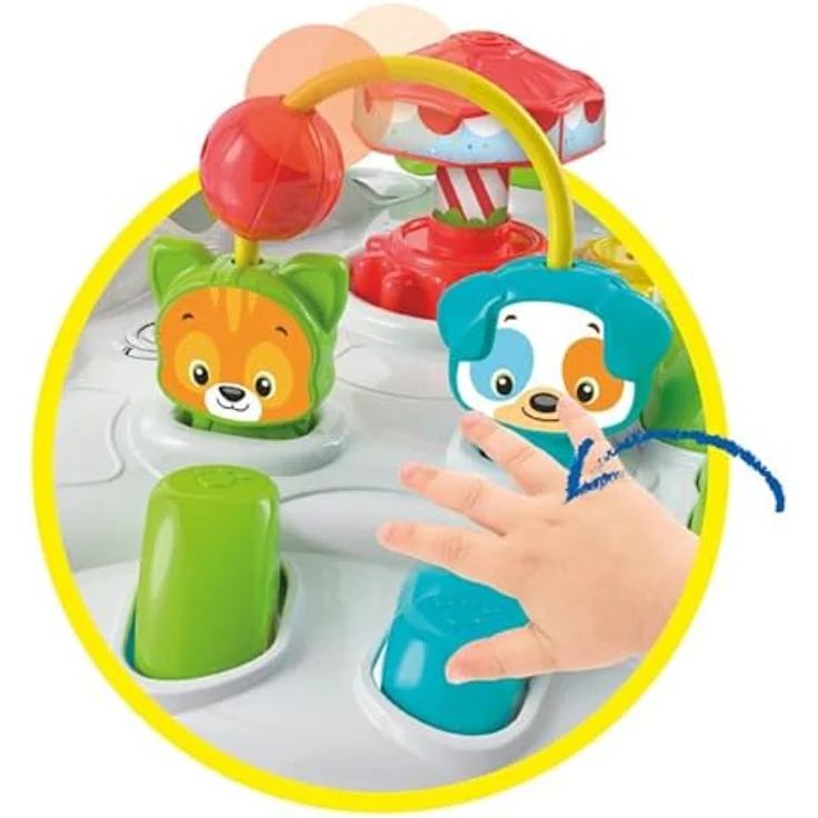 Clementoni Baby Park Activity Tisch, interaktiver Spieltisch mit Licht und Sound, fördert Geschicklichkeit und visuelle Wahrnehmung – Bild 3