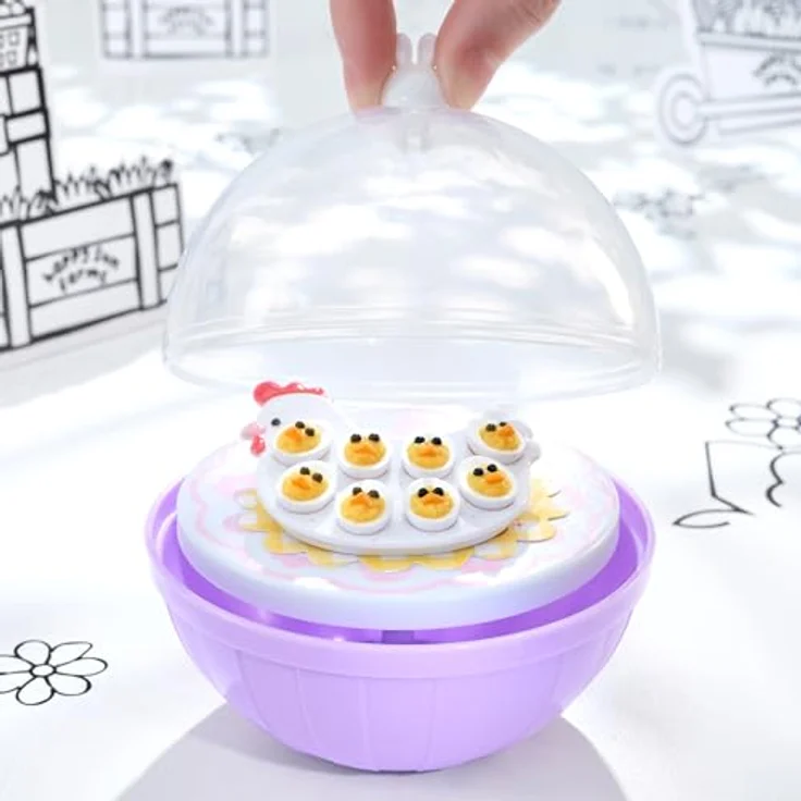MGA ENTERTAINMENT MGA's Miniverse - Make It Mini Frühlings-Edition, Kreativset zur Gestaltung von Miniatur-Gerichten und Pflanzen, UV-härtendes Harz – Bild 4