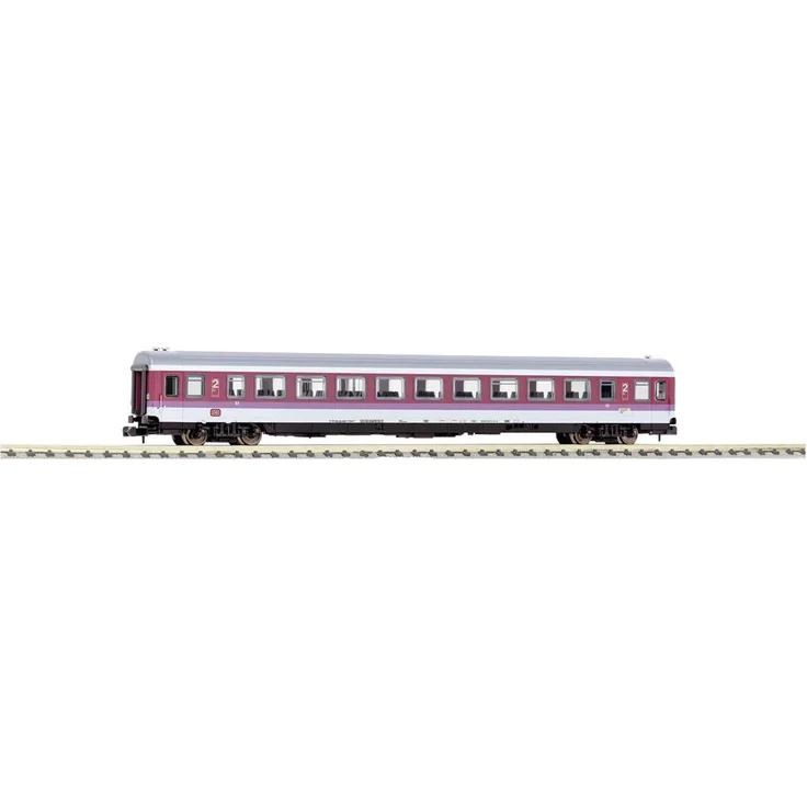Piko N 40670 N IC Großraumwagen 2. Kl. Bpmz 291 der DB Großraumwagen 2. Kl. Bpmz 291, Modelleisenbahn-Wagen in Produktfarben der DB Epoche IV