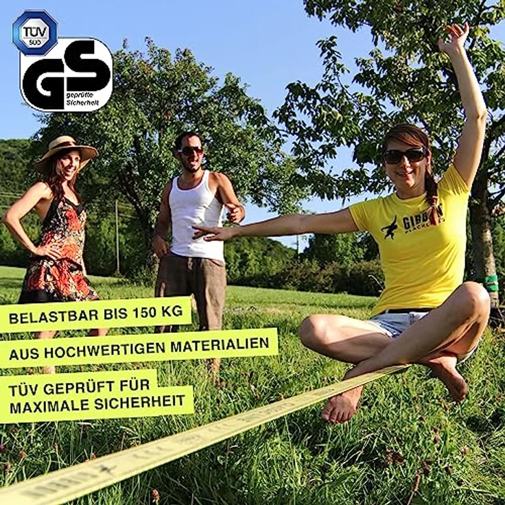 Gibbon® Slackline CLASSIC X13, 25 m - Preisvergleich – Bild 3