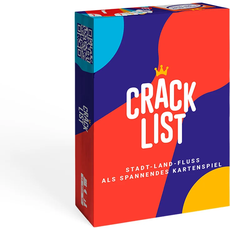 Hutter Trade Crack List - Stadt-Land-Fluss Kartenspiel für Jung und Alt, originelle Neuinterpretation des Klassikers
