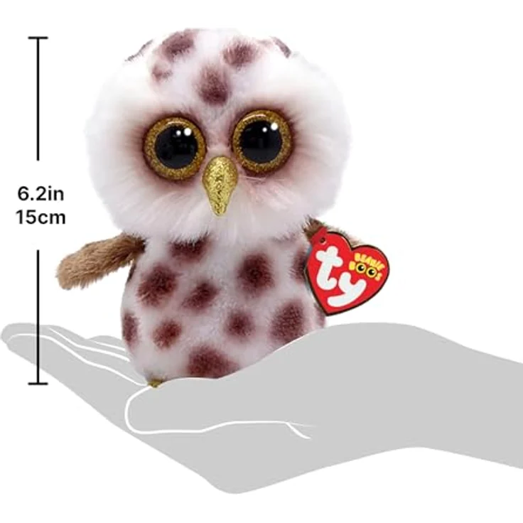 Ty Beanie Boos, "Whoolie", Eule, unterschiedliche Größe – Bild 3