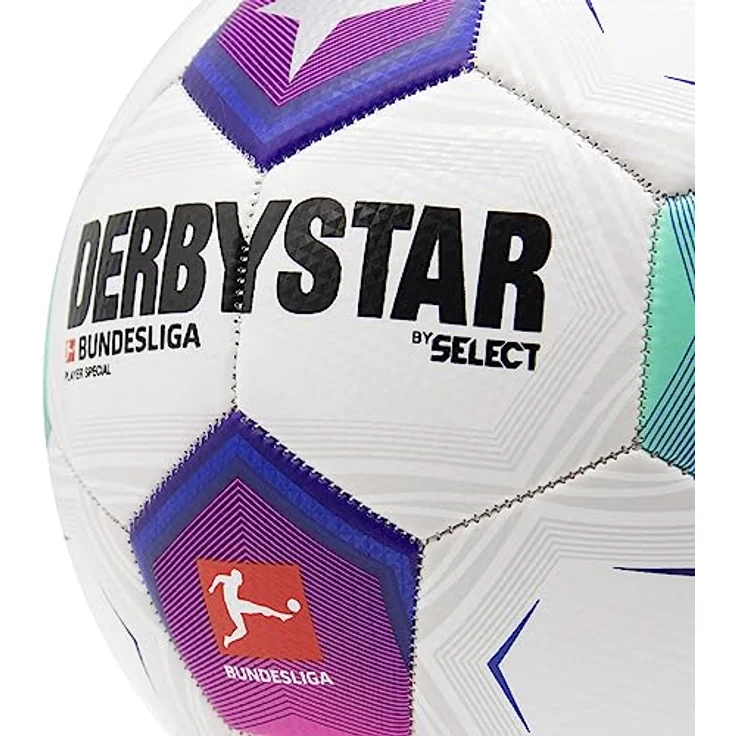 Derbystar Bundesliga Player Special v23 - Bundesliga Ball 23/24 - Unisex Fußball Größe 5 im Design des Offiziellen Spielballs – Bild 3