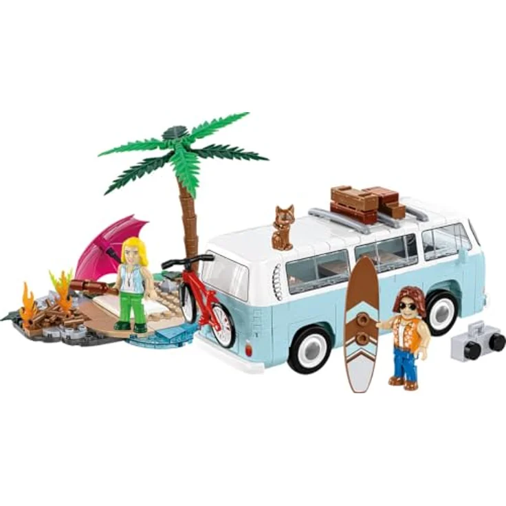 COBI Volkswagen T2a Kombi, Modellfahrzeug aus Bausteinen, made in EU – Bild 3