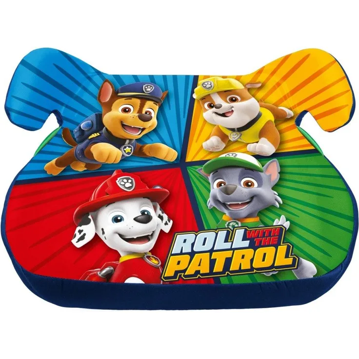 Seven Polska Kindersitzerhöhung Kinder Booster: "Paw Patrol Boys", erhöht die Sicherheit im Auto für Kinder von 125-150 cm, EC Norm129