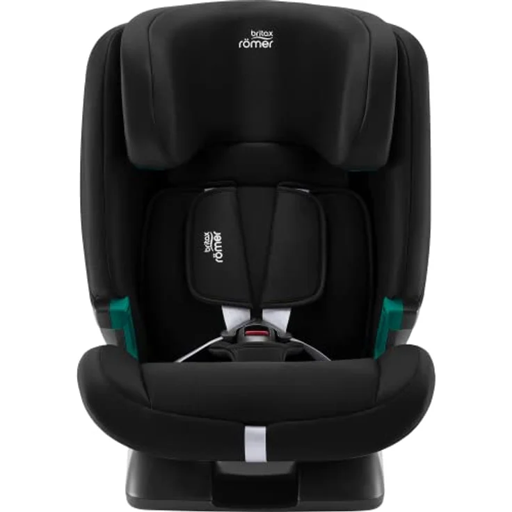 BRITAX RÖMER Kindersitz EVOLVAFIX, i-Size Kindersitz für Kinder 76-150 cm, Space Black, 5-Punkt-Gurt bis 22 kg, ISOFIX & Top Tether Installation – Bild 3