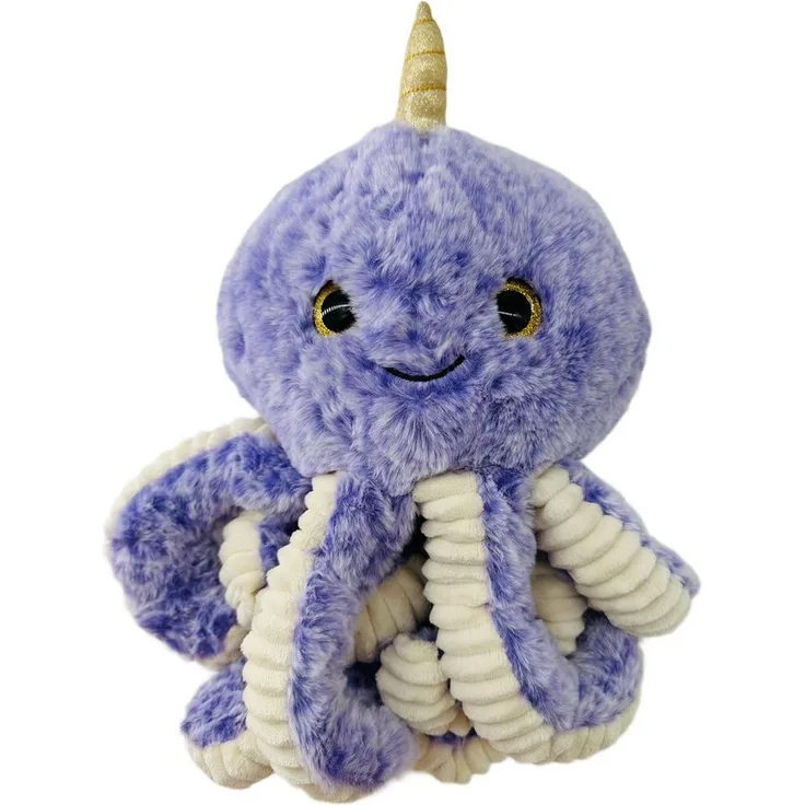soma Kuscheltier Krake Plüsch Spielzeug Octopus Kuscheltier Cartoon Oktopus Lila 20cm (1-St), Super weicher Plüsch Stofftier Kuscheltier für Kinder zum spielen