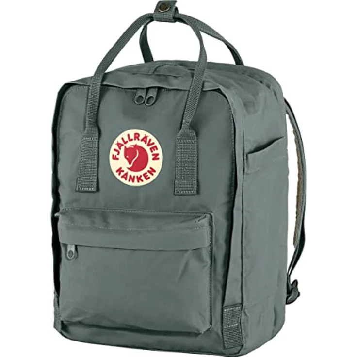 Fjällräven Kånken Laptop 13'', Schulrucksack mit gepolstertem Laptopfach, 35 cm, frost green – Bild 1