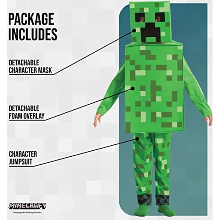 Disguise Creeper Fancy Dress Intl – Bild 3