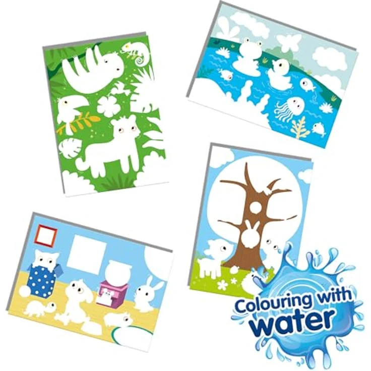 aquarellset My First junior 30 cm Papier 4 Zeichnungen – Bild 3