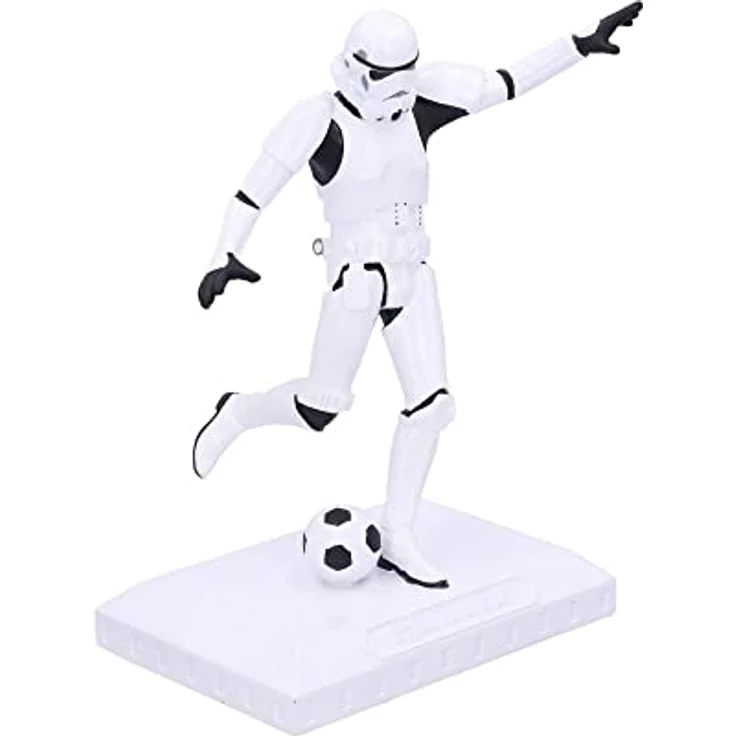 Nemesis Now Star Wars - Original Stormtrooper - Handbemalte Sammelfigur mit Ball, weiß – Bild 4
