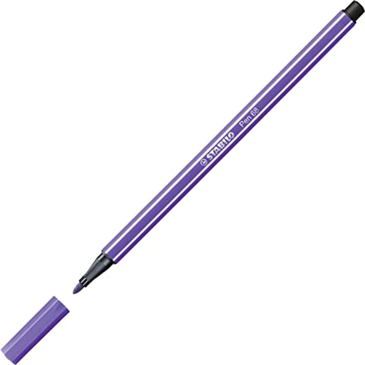 Premium-Filzstift - STABILO Pen 68 - Einzelstift - violett – Bild 2