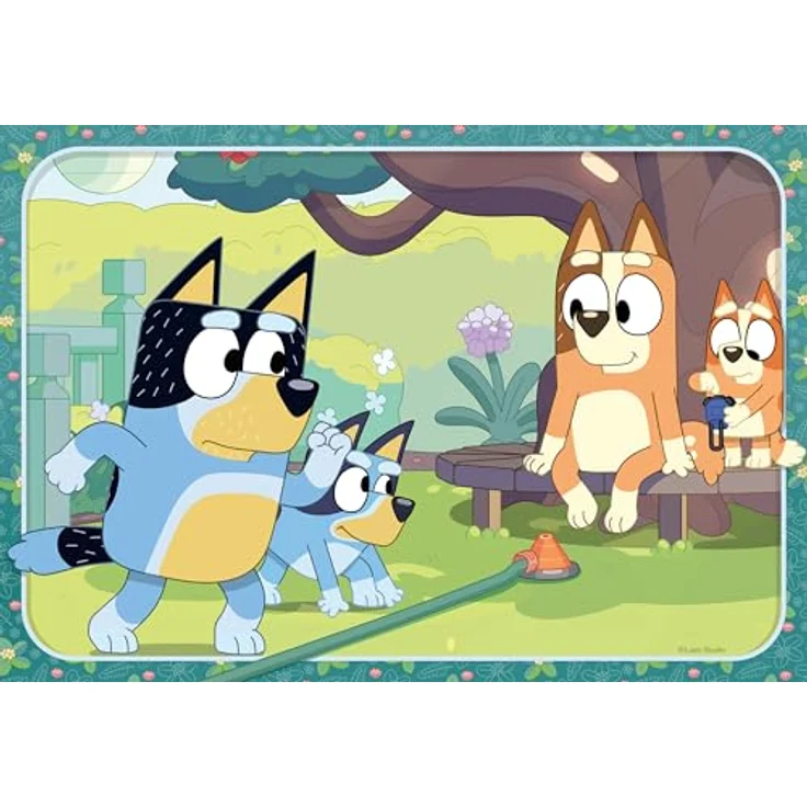 Ravensburger Kinderpuzzle - 12004111 Bluey - 2x12 Teile, ideal für Kinder ab 3 Jahren, inkl. Mini-Poster, extradickes Material – Bild 5