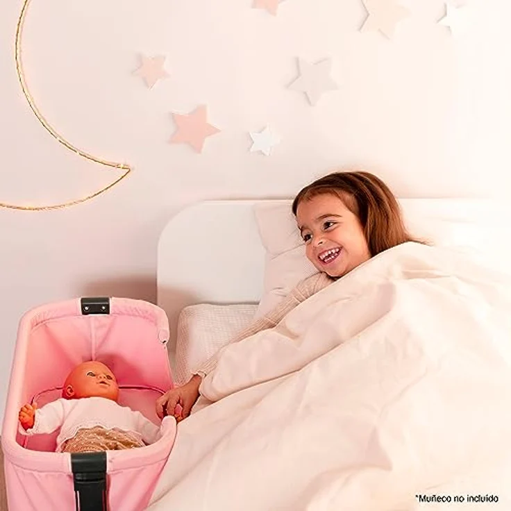 Smoby Maxi-Cosi Puppen Beistellbett – Bild 2