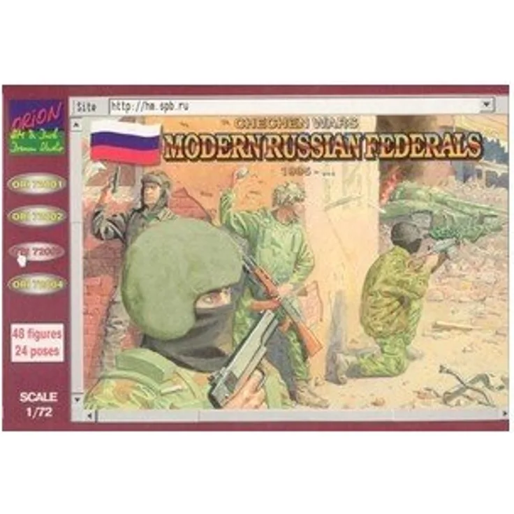 Orion ORI72003: Modern Russian federals, 1995 in 1:72