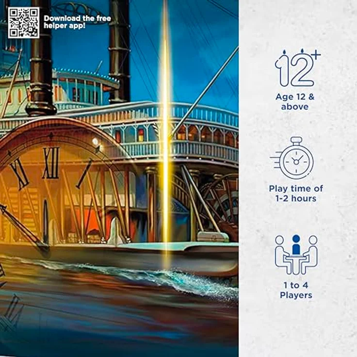 Thames & Kosmos - EXIT: Theft On The Mississippi - Level 3/5 - Unique Escape Room Game für 1-4 Spieler, Puzzle Solving Board Game - 12+ Jahren - 692873 – Bild 2