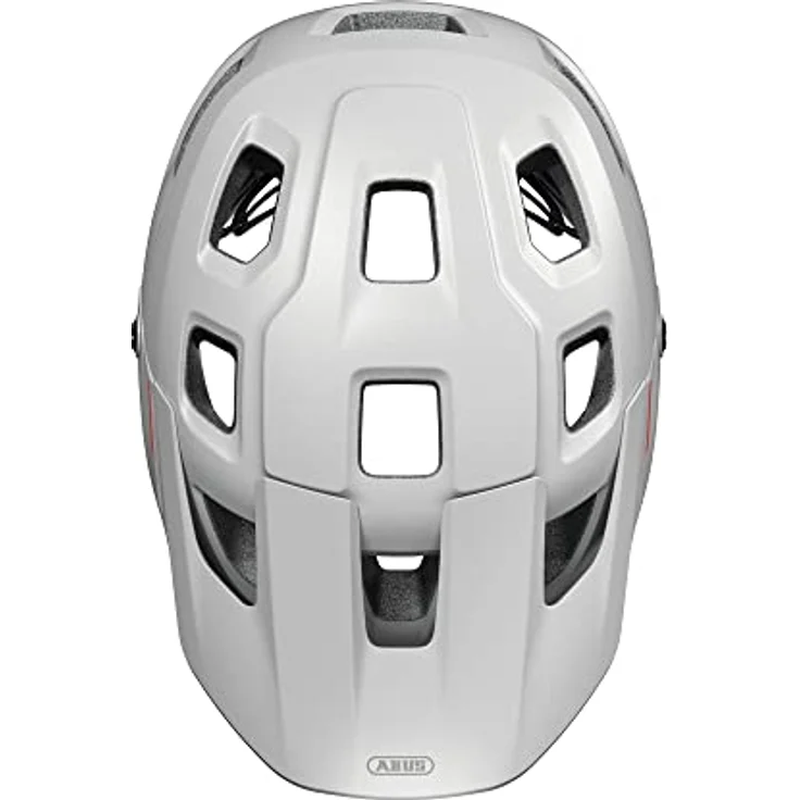 ABUS MTB-Helm MoDrop MIPS - robuster Fahrradhelm mit individueller Passform für Mountainbiker - Unisex - Weiß Glänzend, Größe S – Bild 4