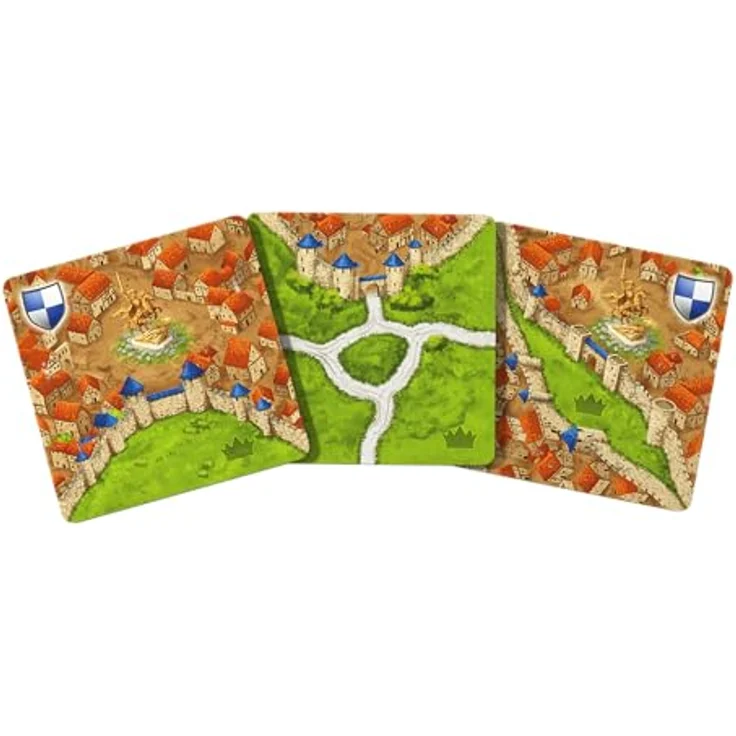 Hans im Glück Carcassonne – Turniere und Wappen (Auflage 2025), 6. Erweiterung für 2-6 Spieler, Familienspiel ab 7 Jahren, 50 Minuten Spieldauer, Deutsch – Bild 4