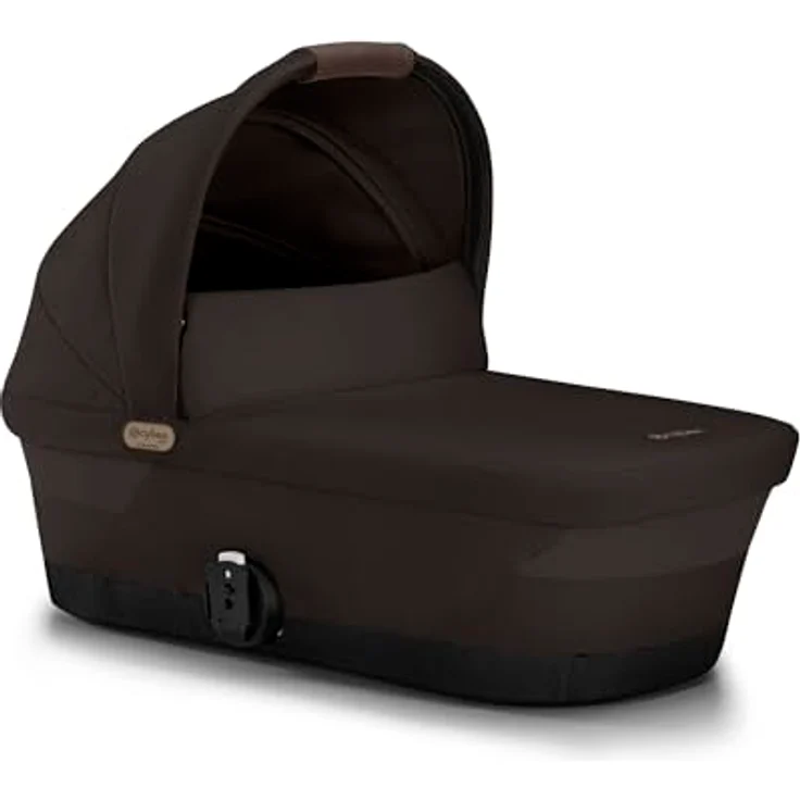 CYBEX Gold GAZELLE S Cot Kinderwagenaufsatz, Bequemer Aufsatz für Neugeborene bis 6 Monate, Chocolate Brown – Bild 2