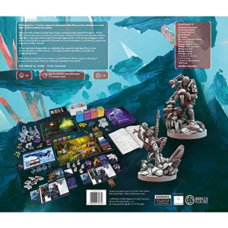 Awaken Realms ISS Vanguard, kooperatives Brettspiel für 1 bis 4 Spieler mit umfassendem Logbuch-System und über 100 einzigartigen Crewmitgliedern – Bild 3