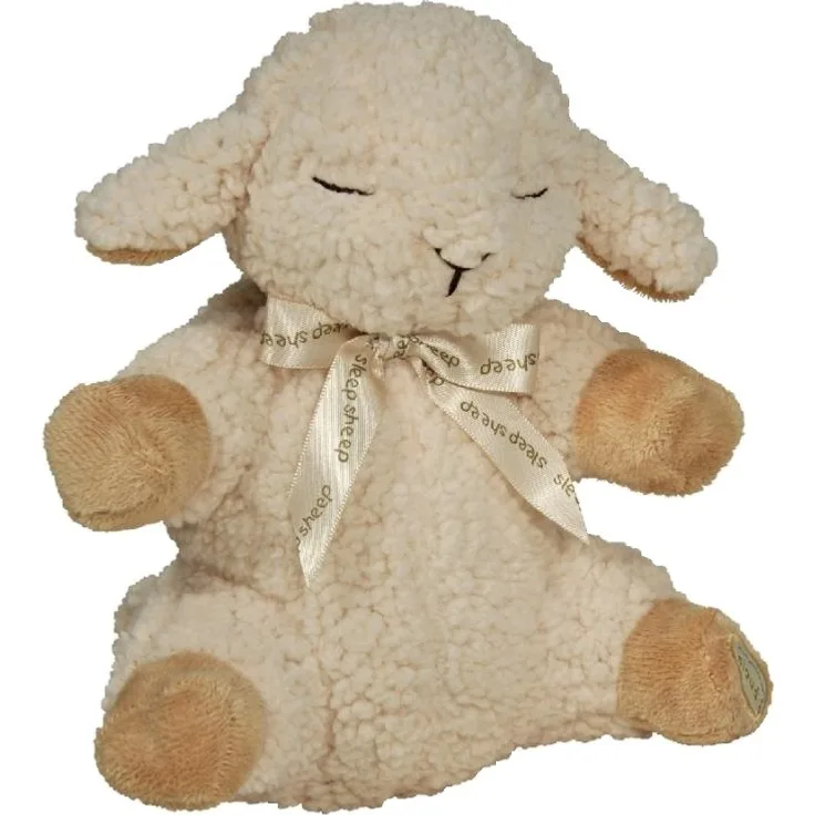 Cloud B Cuddly Musical Plush Sleep The Sheep On The Go, Spieluhr Schaf mit 8 beruhigenden Klängen, perfekt für unterwegs