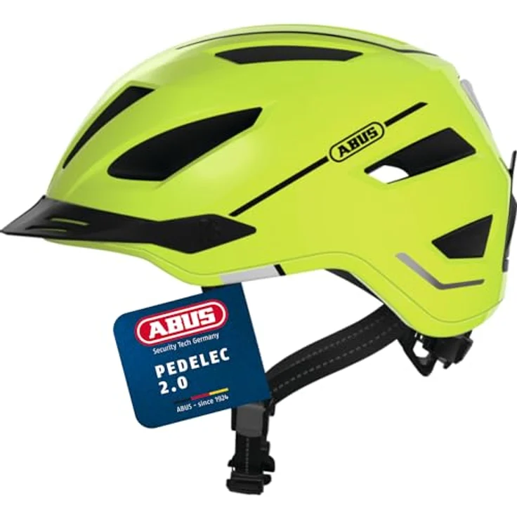 Abus Pedelec 2.0, Kinderfahrradhelm in Signal Yellow, Größe S (51-55 cm) – Bild 1