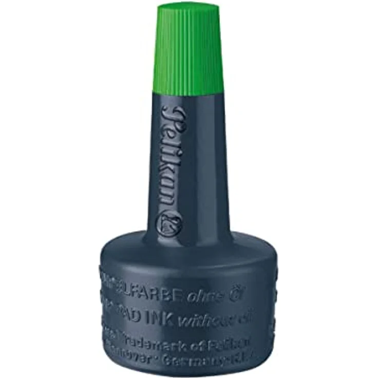 Pelikan Stempel, 4K Stempelfarbe ohne Öl, schnelltrocknend, 28 ml, grün – Bild 3