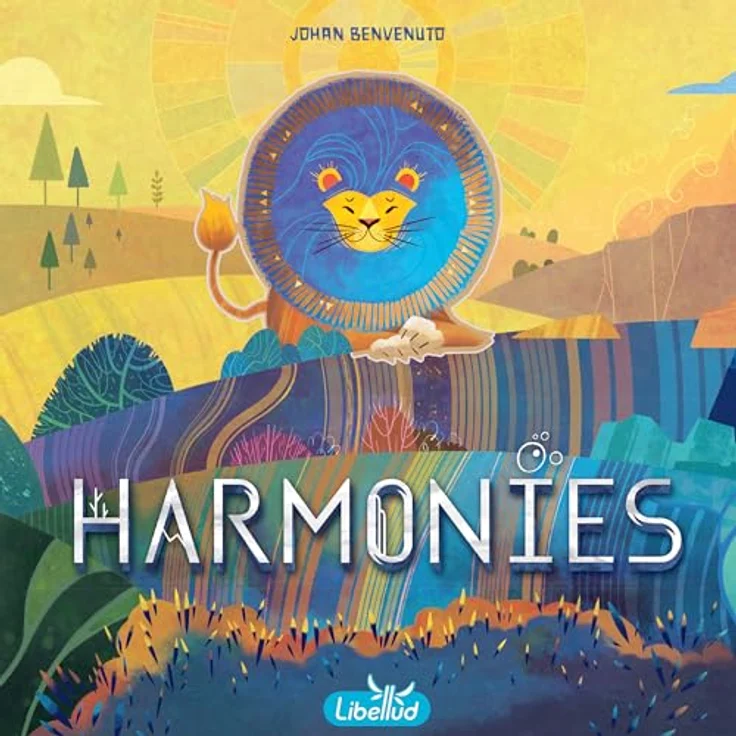 Libellud Harmonies Brettspiel – Erstellen Sie Oneirische Landschaften! Strategisches und poetisches Gameplay, inklusive Solo-Version, 42 wunderschön illustrierte Karten, 120 Holzspielsteine – Bild 2