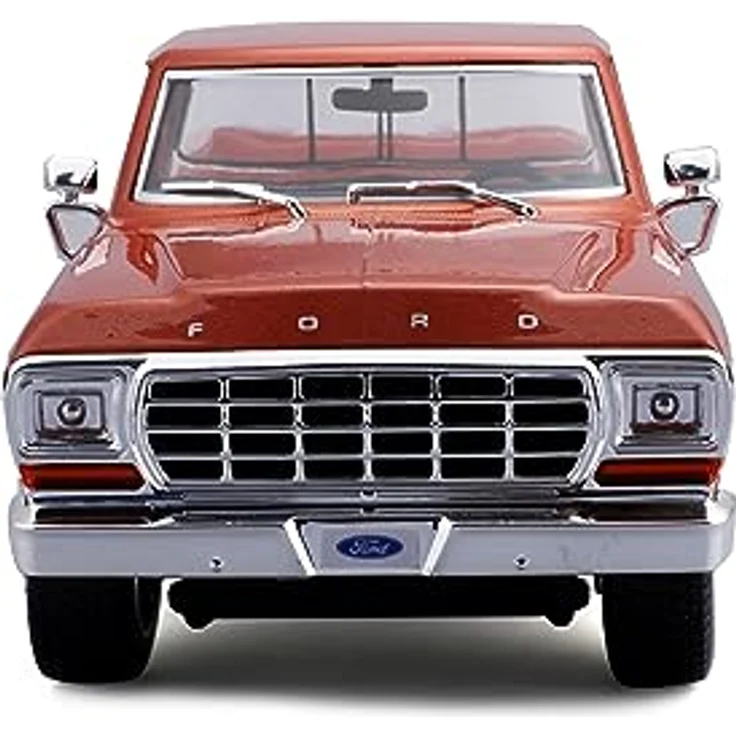 Maisto Ford F150 Pick-Up (1979), Modellauto 1:18 mit beweglichen Türen, Motorhaube und Heckklappe, braun, Sammler-Edition – Bild 3