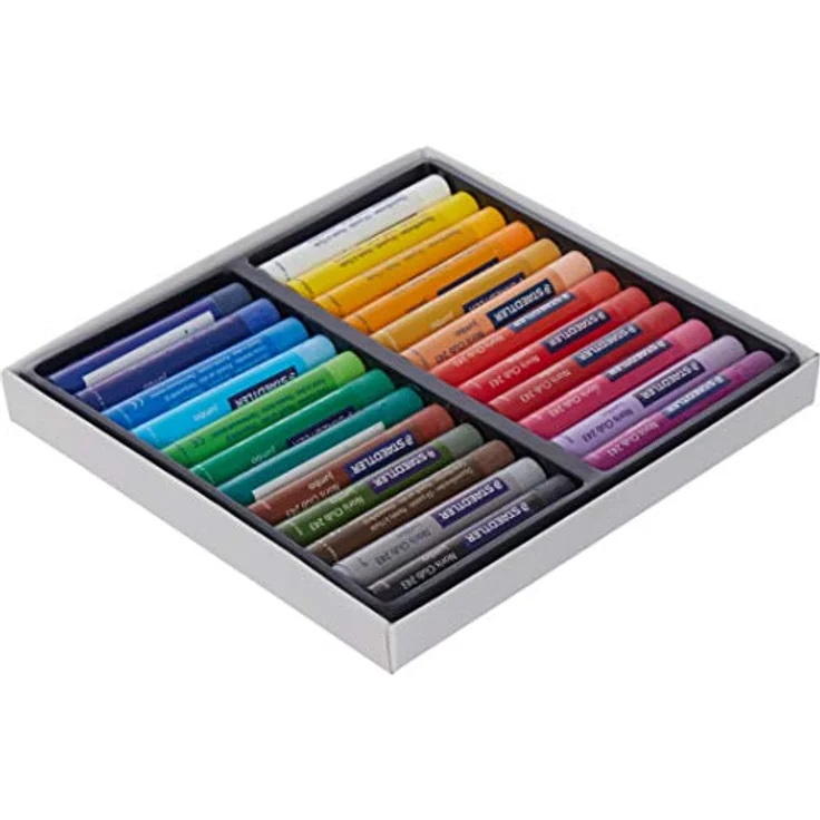 STAEDTLER 243 NC24 Noris Club Jumbo Ölpastellkreide, 24 Stück Etui, ideal für Kinderhände, für glatte Flächen, Durchmesser 11 mm – Bild 4