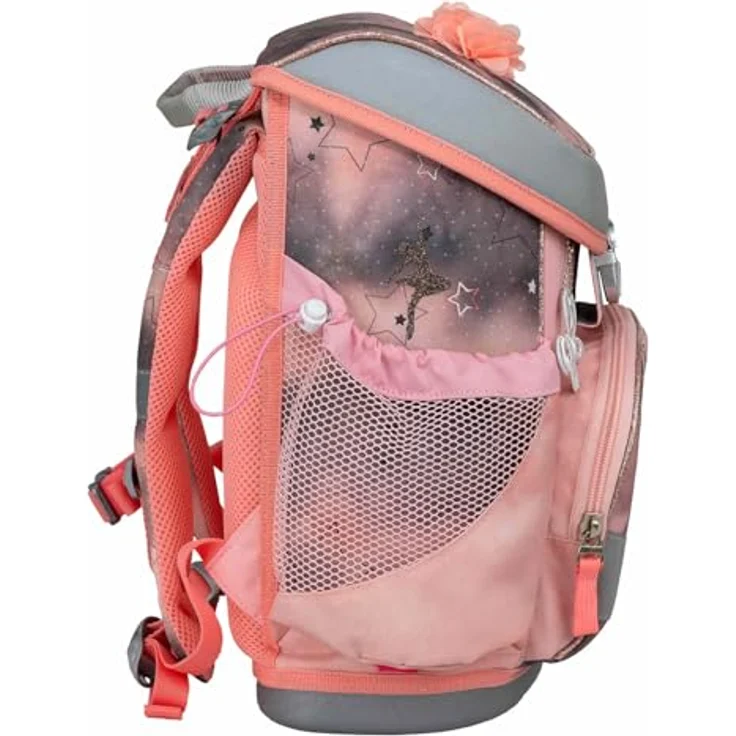 Belmil Mini-Fit Schulranzen Set 4-teilig (405-33/AG/S) (Rose Ballet), leicht und ergonomisch für Grundschüler der 1. - 2. Klasse – Bild 5